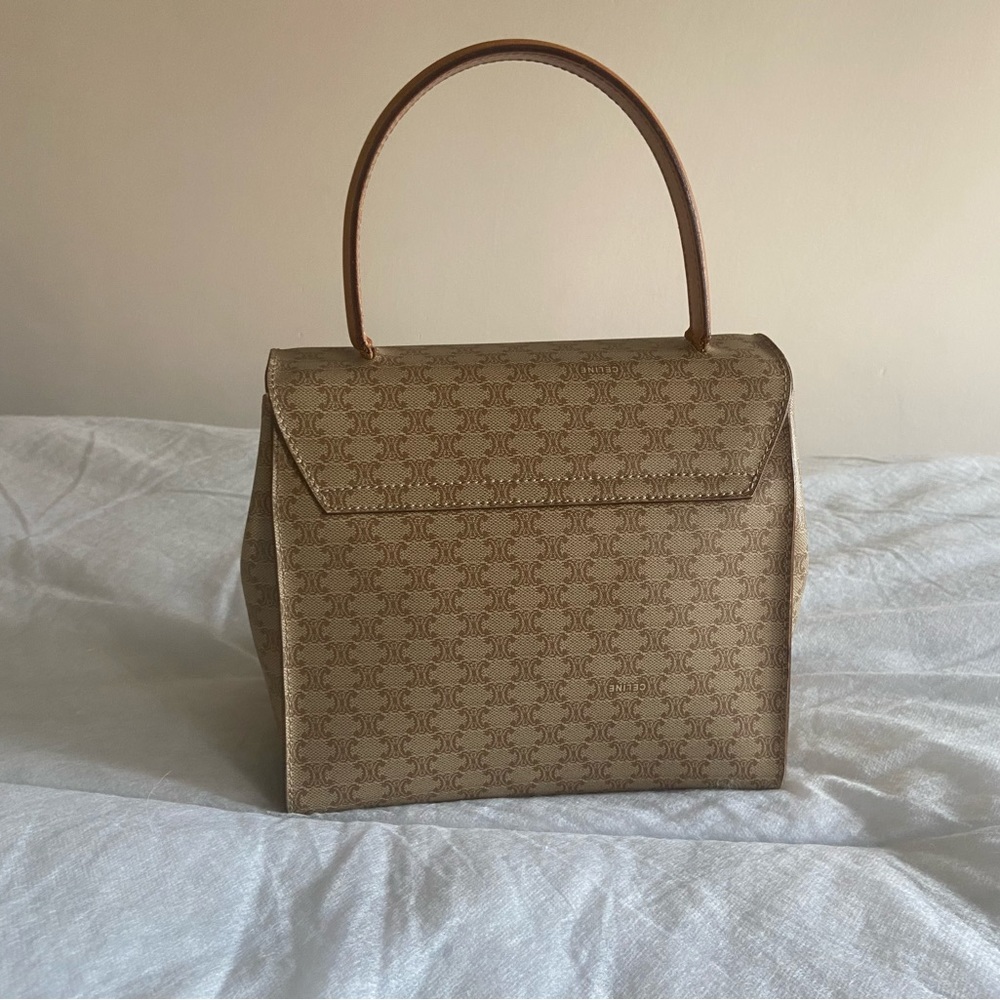 RARE CELINE VINTAGE HANDLE MACADAM BAG 
*Collector's item* - Picture 14 of 17